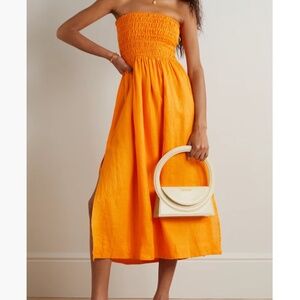 LAST CHANCE 4sale -3/29 only FAITHFULL THE BRAND strapless midi dress/*MINTXS